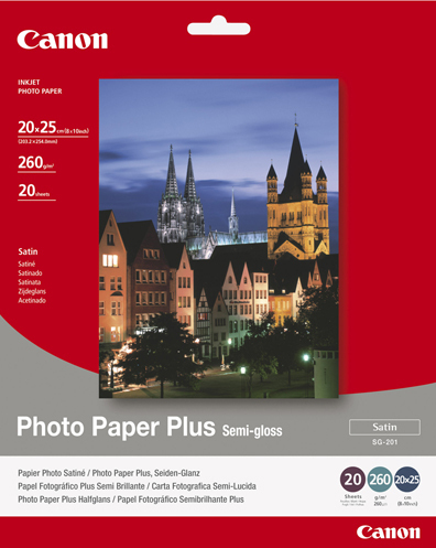 Canon SG-201 - 20x25cm Photo Paper Plus, 20 sheets