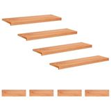 vidaXL Trapmatten 8 st Lak 100 x 25 x 2 cm Massief beukenhout