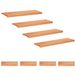 vidaXL Trapmatten 8 st Lak 100 x 25 x 2 cm Massief beukenhout