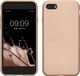kwmobile telefoonhoesje geschikt voor Apple iPhone SE (2022) / iPhone SE (2020) / iPhone 8 / iPhone 7 - Hoesje voor smartphone - Back cover in metallic goud