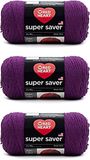 Red Heart Super Saver Pack van 3 - Dark Orchid