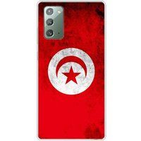 Samsung Galaxy Note 20 Tunesische vlag siliconen hoesje