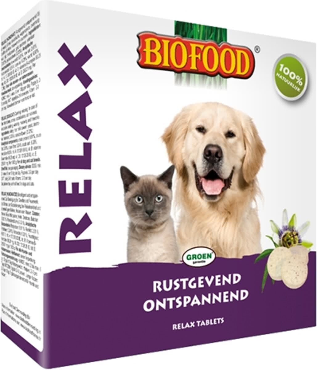 BIOFOOD Relax HondKat RustgevendKalmerend 100 Stuks