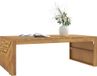 Maison Exclusive - Table basse 110x60x38 cm, teck massif