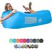 Wekapo Chaise longue gonflable, banc à air, hamac, portable, résistant à l'eau et conception anti-fuite d'air, banc idéal pour jardin au bord du lac, plage, voyage, camping, pique-niques et festivals de musique