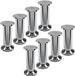 Sotech 8 stuks meubelpoten TERRA hoogte 120 mm gepolijst chroom