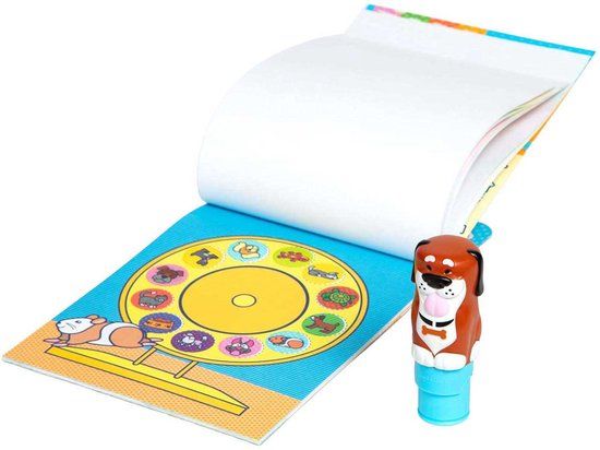 Melissa & Doug Sticker WOW! Activiteitenboek – Met stickerstempel Hond