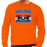 Bellatio Decorations Oranje fan sweater voor heren - Holland met een Nederlands wapen - Nederland supporter - EK/ WK trui / outfit XXL