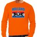 Bellatio Decorations Oranje fan sweater voor heren - Holland met een Nederlands wapen - Nederland supporter - EK/ WK trui / outfit XXL