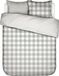 Essenza Chess Housse de couette Coton satin Vert poussiéreux - Lits jumeaux - 240x200/220 cm