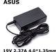 EISENZ Asus Laptop Adapter 19V 2.37A – Plug 4.0x1.35mm – Snelladen – Hoge Compatibiliteit - EZ1133