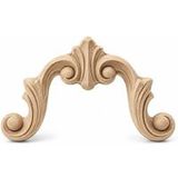 Gedotec Ornements en Pâte de Bois, Modèle 45, 97 x 60 mm