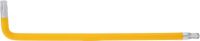 KS Tools 151.4277 haakse Torx-inbussleutel met kogelkop, XL, T40, zinkgeel