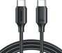 Joyroom 1m USB-C kabel - 60W Snellader - Zwart