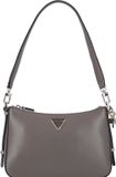 GUESS Daryna Top Zip Shoulder Bag Dark Taupe