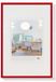 Walther New Lifestyle - Kunststof lijst - Fotoformaat 60x80 cm - Rood