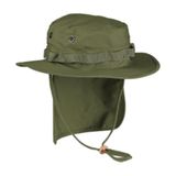 Mil-Tec Bush Hat with Neck Flap, Green, XL
