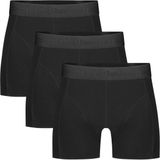 Bamboo Basics Heren Bamboe Boxershorts Rico (3-pack) - Zwart Ton Sur Ton - Maat L