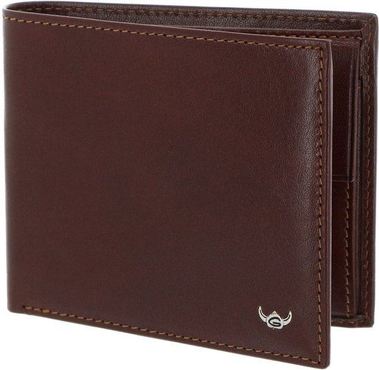 Golden Head Leren portemonnee Colorado RFID Protect Scheintasche 1135 Tabacco bruine