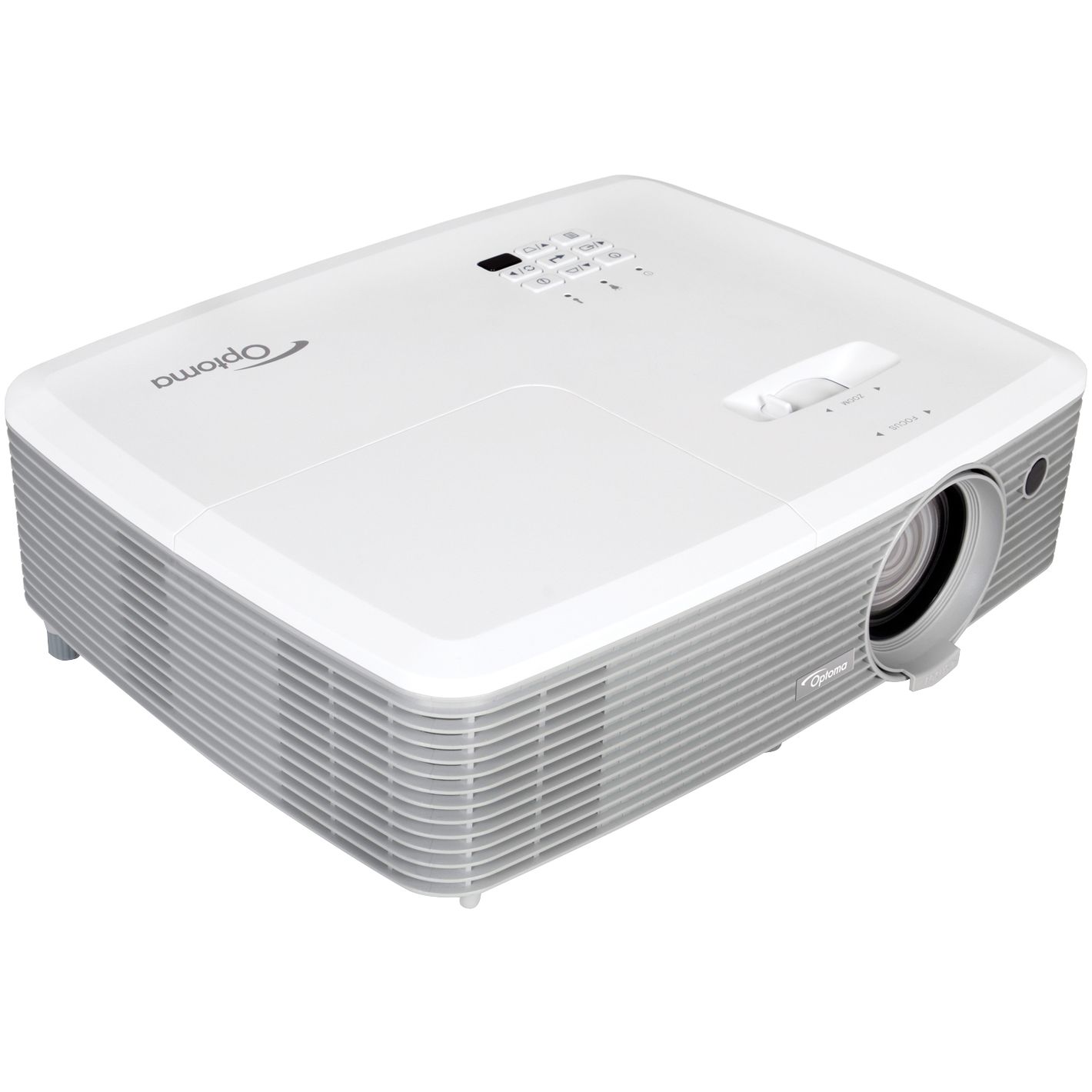 Optoma W400+ - DLP Projector - WXGA (1280x800) - 4000 Lumens - 220W Lamp - Grey, White