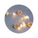 WatioWave Lichtketting met sterren, ananas en bomen, led, werkt op batterijen, 1 m