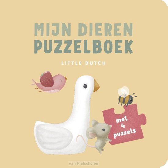 Little Dutch - Mijn dieren puzzelboek - Nederlands