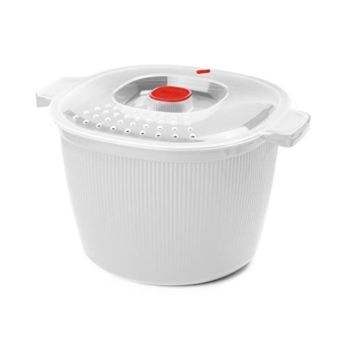 Snips Magnetronpasta - 4 liter - wit - tempozero-lijn - 26,5 x 22 x 16,5 cm - BPA-vrij - made in Italy