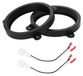 Merkloos Icecat Speaker Spacer Ring Adapter voor Auto 6,5'' Zwart