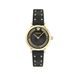 Versace Greca Fortuna VE0A00225 Horloge - Leer - Zwart - Ø 35 mm