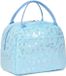 Sac à lunch en peluche sans marque - Bleu - Polyester