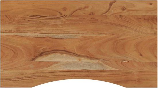 vidaXL Bureaublad - rechthoekig - 100x50x2,5 cm - massief acaciahout
