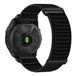 By Qubix - Nylon Sport Loop bandje - Zwart - 20mm Quickfit - Geschikt voor Garmin Fenix 7s/6s/5s / Instinct 2s / Epix Pro Gen 2 (42mm)