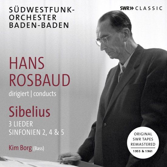 Outhere SWR Classic Sibelius: 3 Lieder And Sinfonien Nos. 2, 4 & 5 (2 CD)