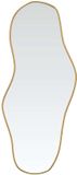 vidaXL Wandspiegel, goudkleurig, 100 x 45 cm