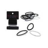 Monty Beauty haarelastiek, zwart, 12 stuks