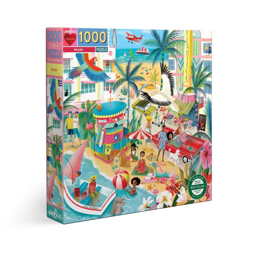 Eeboo Miami Puzzel (1000 stukjes)