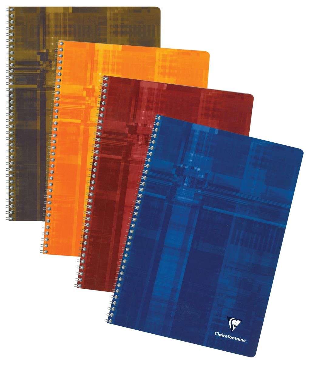 Clairefontaine Spiraalblok Assorti Geruit A4 90 g/m² 160 vellen