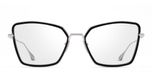 Dita Behcka Lunettes de vue unisexe noir papillon 55mm