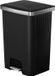 EKO Hana 2 Pedaalemmer 70 liter Plastic RVS Zwart Softclose