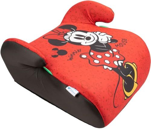 Tataway Disney Minnie rugleuningstoel i-Size kinderautostoeltje ECE R129. Autolift voor kinderen van 6-12 jaar, 125-150 cm, 22-36 kg