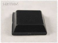 Hammond Electronics 1421T8BK Apparaatvoet Zelfklevend, Rond Zwart (Ø x h) 12.1 mm x 3.1 mm 24 stuk(s)