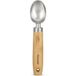Culinare Naturals C70003 Ijslepel, Duurzaam Bamboe/Roestvrij Staal, 20cm x 4,5cm, Professionele Ijsschep voor Ijs, Gelato, Geronnen Room, Sorbet, Aardappelpuree, 2 Jaar Garantie