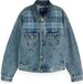 Scotch & Soda Veste légère pour femme Coton Bleu Taille L