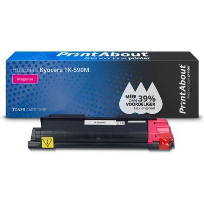 PrintAbout Huismerk Kyocera TK-590M Toner Magenta - Compatibel