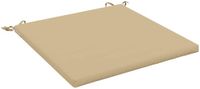 vidaXL - Zitkussen - SOEST - Beige - 70 x 70 x 3 cm