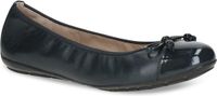 Caprice Dames Ballerina 9-22113-42 Blauw Leer/Imitatieleer G-breedte Maat 37 EU