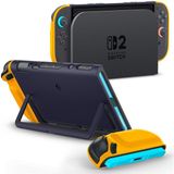 Spigen Nano Pop V2 - Hoesje Geschikt voor Nintendo Switch 2 - Ingebouwde Kickstand Standaard - Afneembare Joy-Con - Compatibel met Dock - Ergonomisch Ontwerp - Blueberry Navy