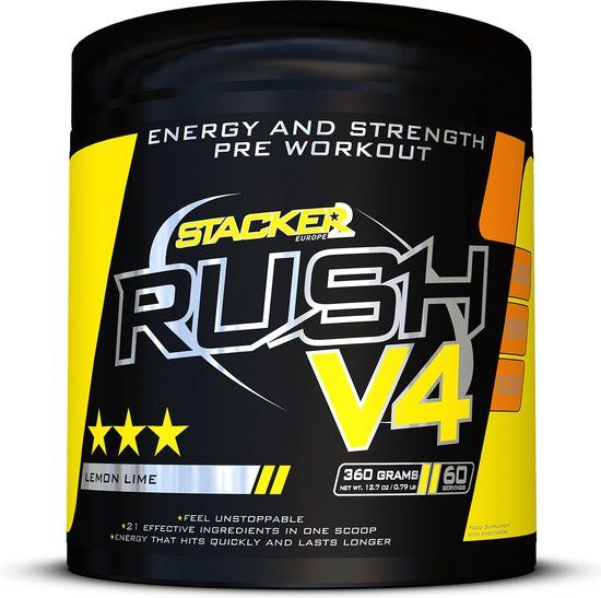Stacker 2 Rush V4 - Lemon - 60 servings
