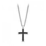 Lotus Men's Necklace Lotus LS2256-1/2 Black/Silver Stainless Steel Pendant