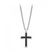 Lotus Men's Necklace Lotus LS2256-1/2 Black/Silver Stainless Steel Pendant